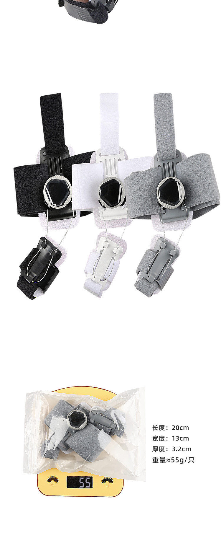 The big toe valgus orthosis and big toe bone separator can be used day and night. The adjustable rotating buckle is suitable for big toe valgus pic 10