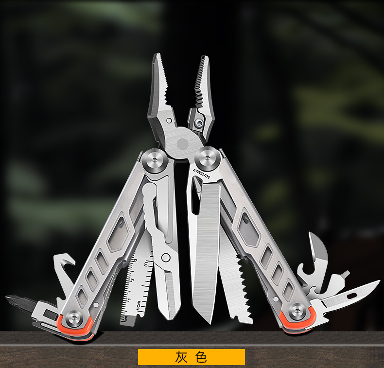 不锈钢户外多功能折叠刀钳应急登山露营便携组合工具五金刀具详情12