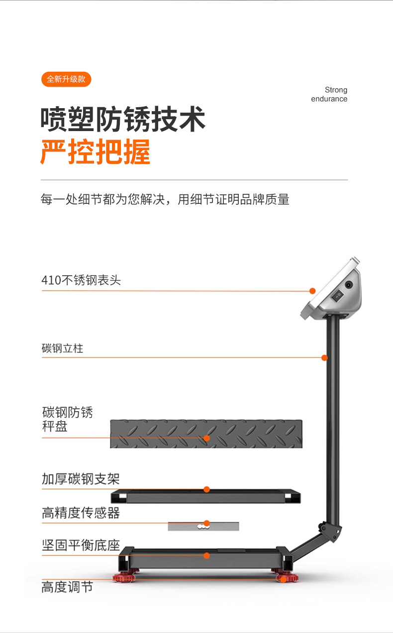 Wholesale of commercial pricing small platform scales, household express delivery weighing electronic scales, 150-kilogram platform scales in Rongcheng pic 17
