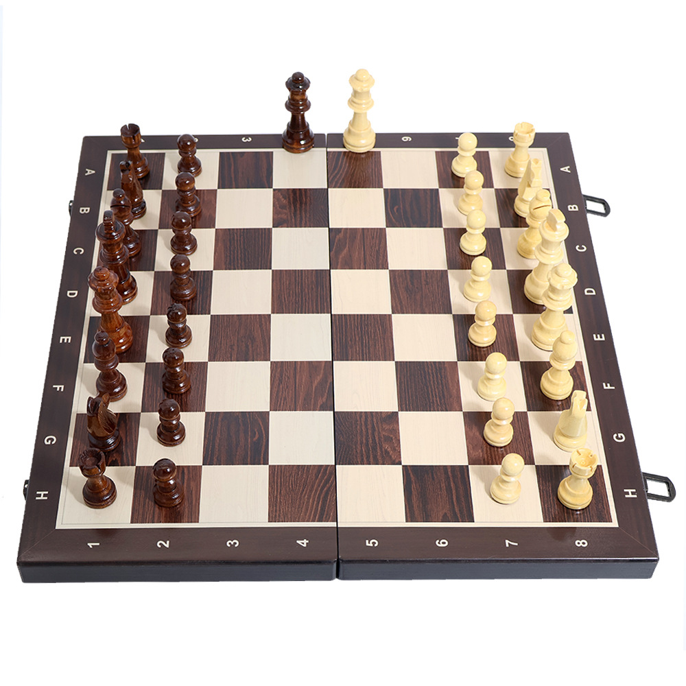 Two-in-one magnetic chess portable tabletop game toy cards in multiple sizes, direct sales and wholesale from cross-border manufacturers pic 2