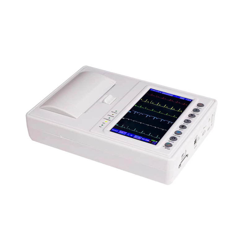 Cross-border exclusive supply ECG-1206A ECG machine, 6-channel portable fully automatic analytical ECG detector for human use pic 7