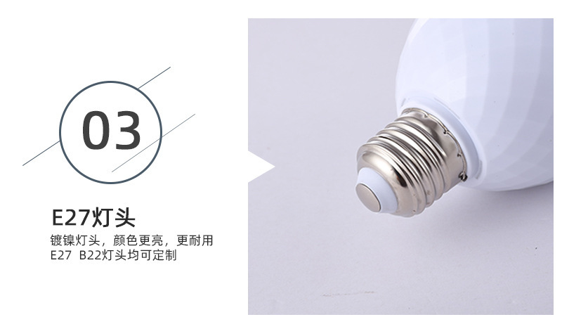 魔球旋转灯泡 小魔球声控灯 KTV闪光灯泡 E27 舞台灯 RGB LED灯泡 舞台炫彩灯光照明设备详情8