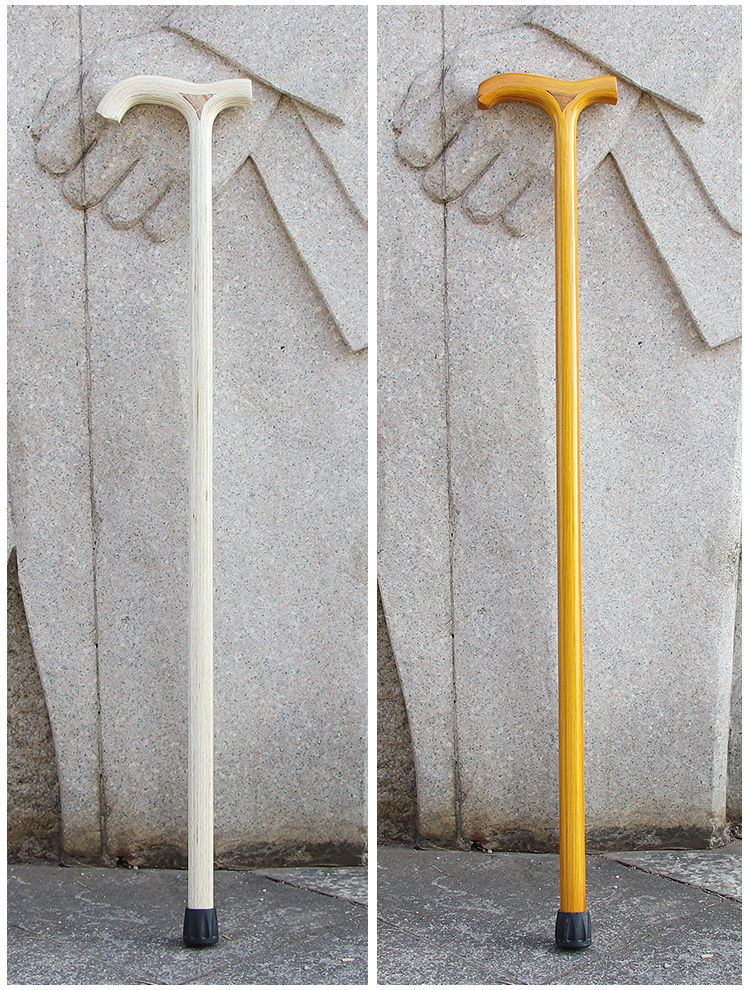 高档老人拐杖老年人棍杖木头整料一体手杖木质拐棍柱手棍轻便防滑详情4