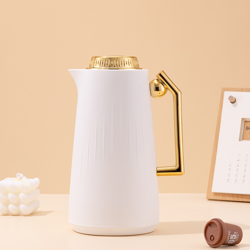 跨境大容量金盖真空保温壶 玻璃内胆家用保温瓶 批发商用咖啡壶 优质保温水壶 长效保温瓶详情8