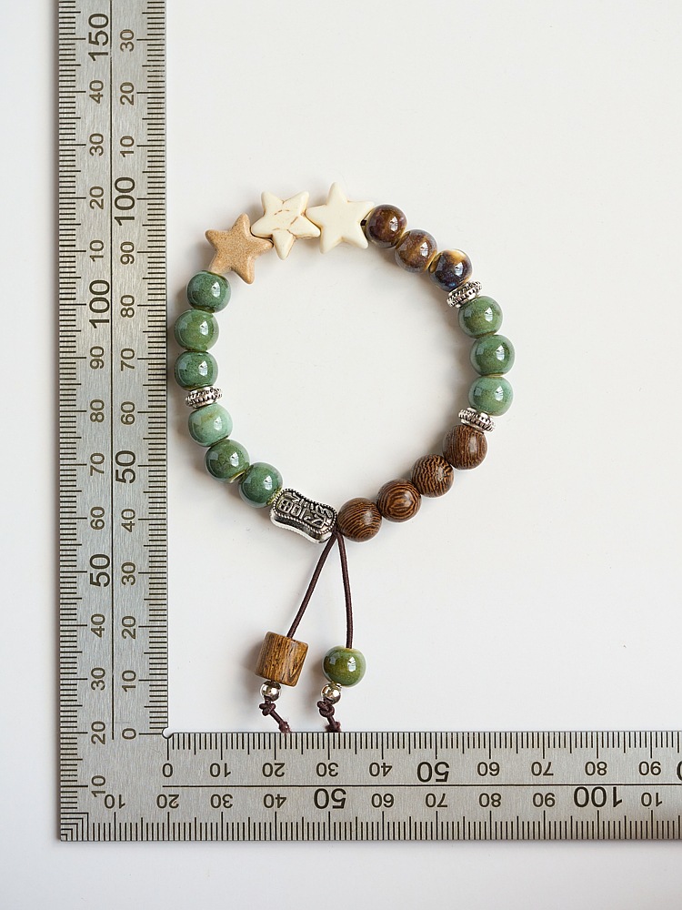 厂家直销景德镇陶瓷手链批发手工编织新中式礼物古风串珠国风手串详情9