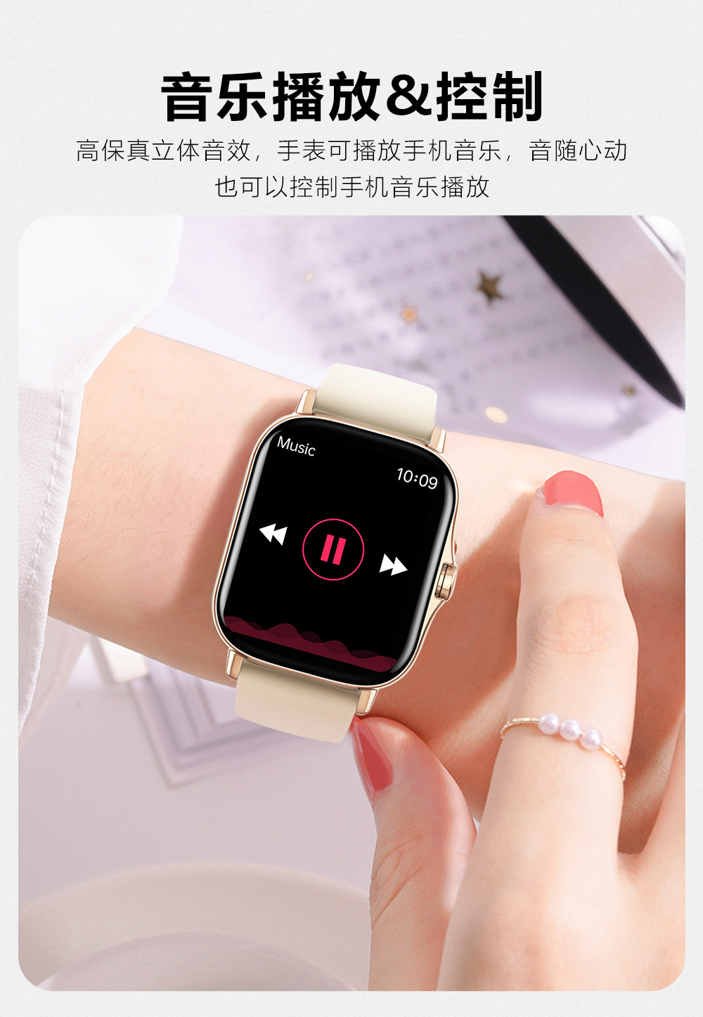 Douyin cross-border touch screen smartwatch, sports waterproof, multi-functional heart rate detection, dynamic Bluetooth call watch pic 46