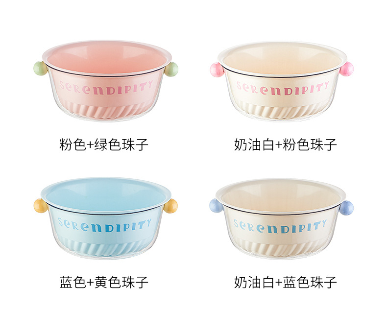 多巴胺厨房双层沥水篮高颜值洗菜盆沥干篮厨用大容量洗水果洗菜篮详情3