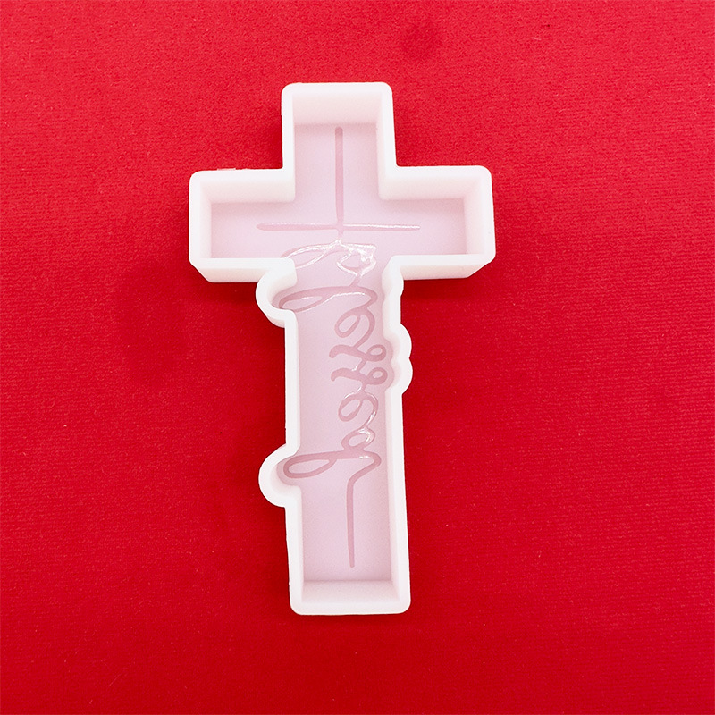 胖鬼手尺子车载香薰蜡烛硅胶模具diy靴子大十字架树脂滴胶模具详情10