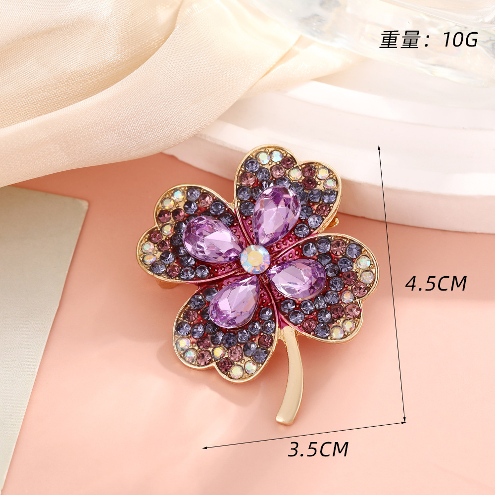 A fresh and delicate peony and zircon flower brooch, a retro pearl fashion pin, a leak-proof clothing accessory, a brooch for women pic 22