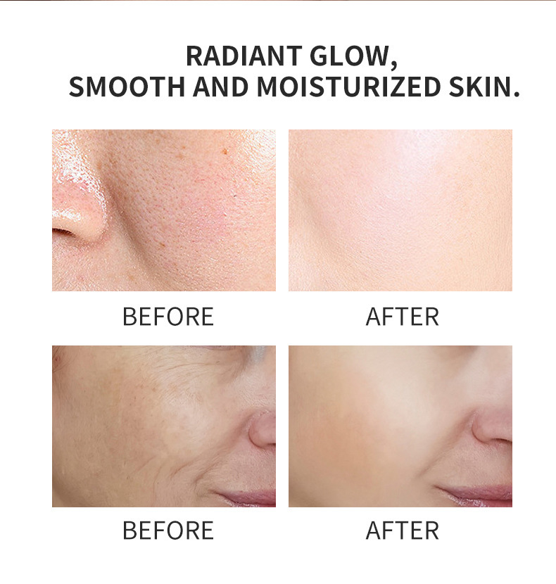 Cross-border collagen Essence moisturizes and hydrates the face, improves pores and reduces wrinkles. Foreign trade turmeric essence for women 30ml pic 13