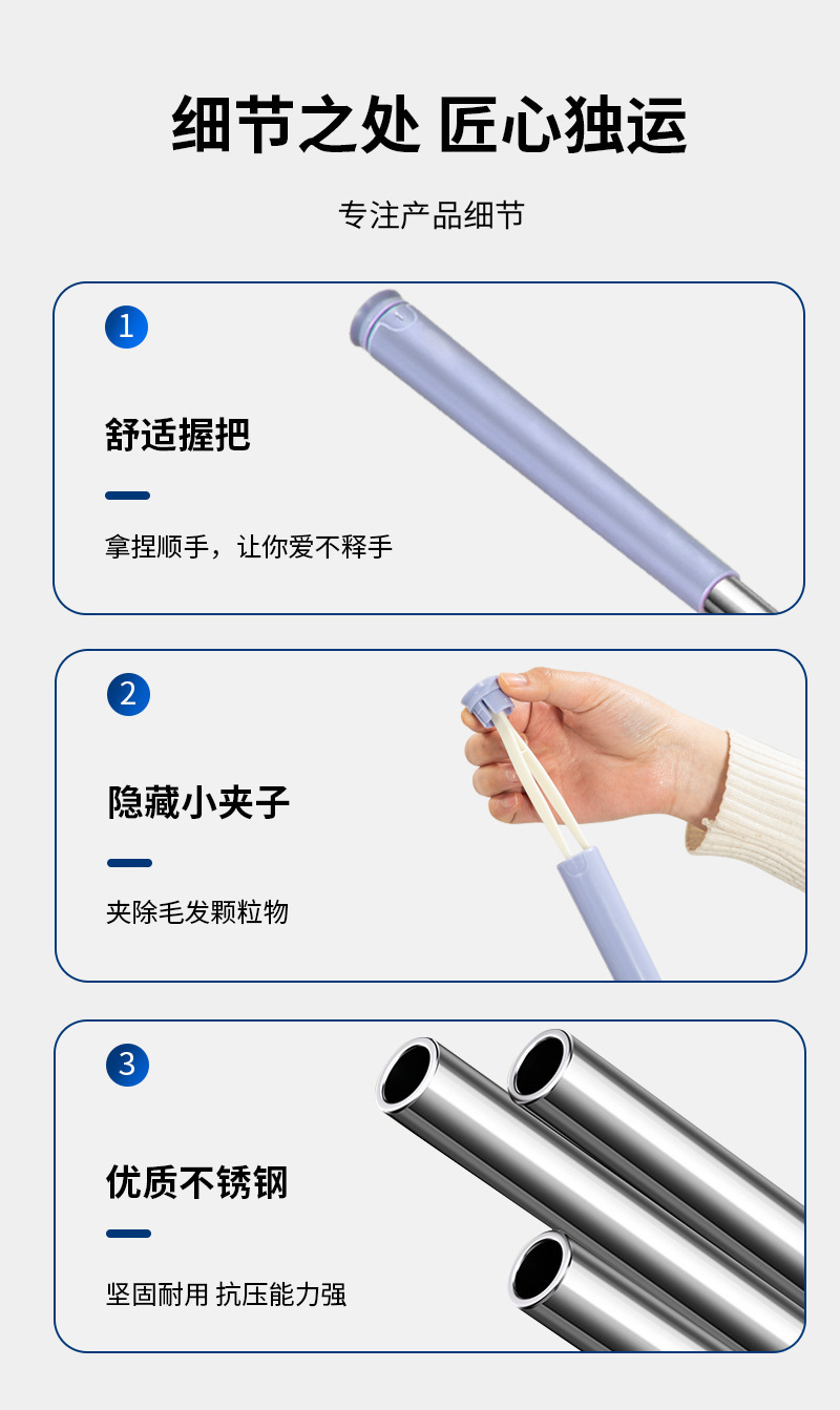 Lazy person's face towel mop, automatic cloth-picking mop, no need for hand washing, household cleaning, cloth-picking face towel, flat mop pic 24