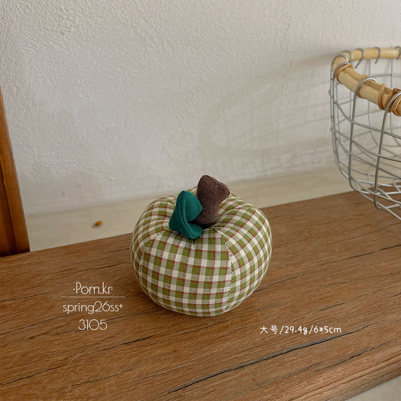 Spring new floral apple figurine, fabric handcrafted fruit-themed photography prop, InS-style room decoration item pic 5