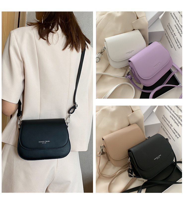 马鞍包女斜挎包包2022新款潮少女夏季简约时尚潮流洋气单肩小包女详情5