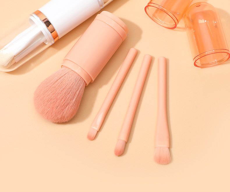 Mini extendable makeup brush, skin tone extendable makeup brush, portable makeup brush pic 5