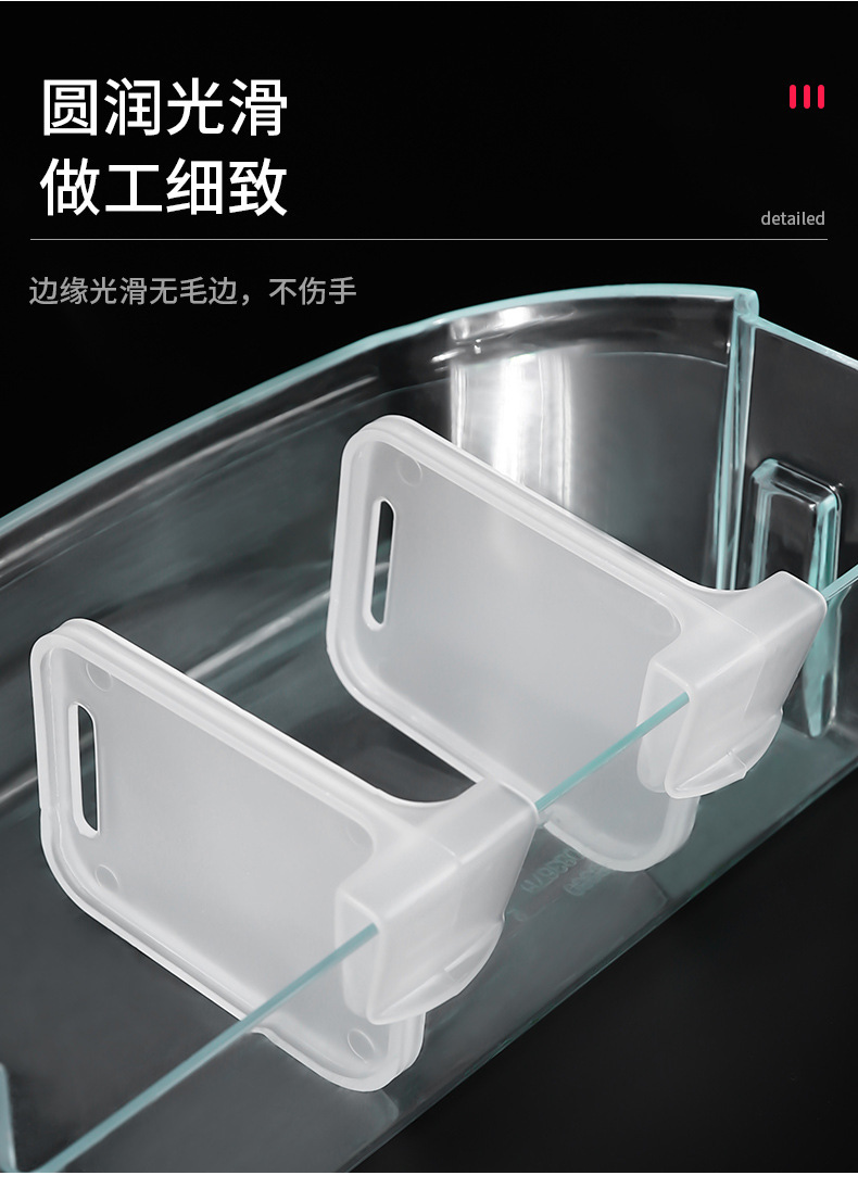 Refrigerator partition, household storage and organization partition, snap-on adjustable refrigerator partition, multi-functional partition pic 2