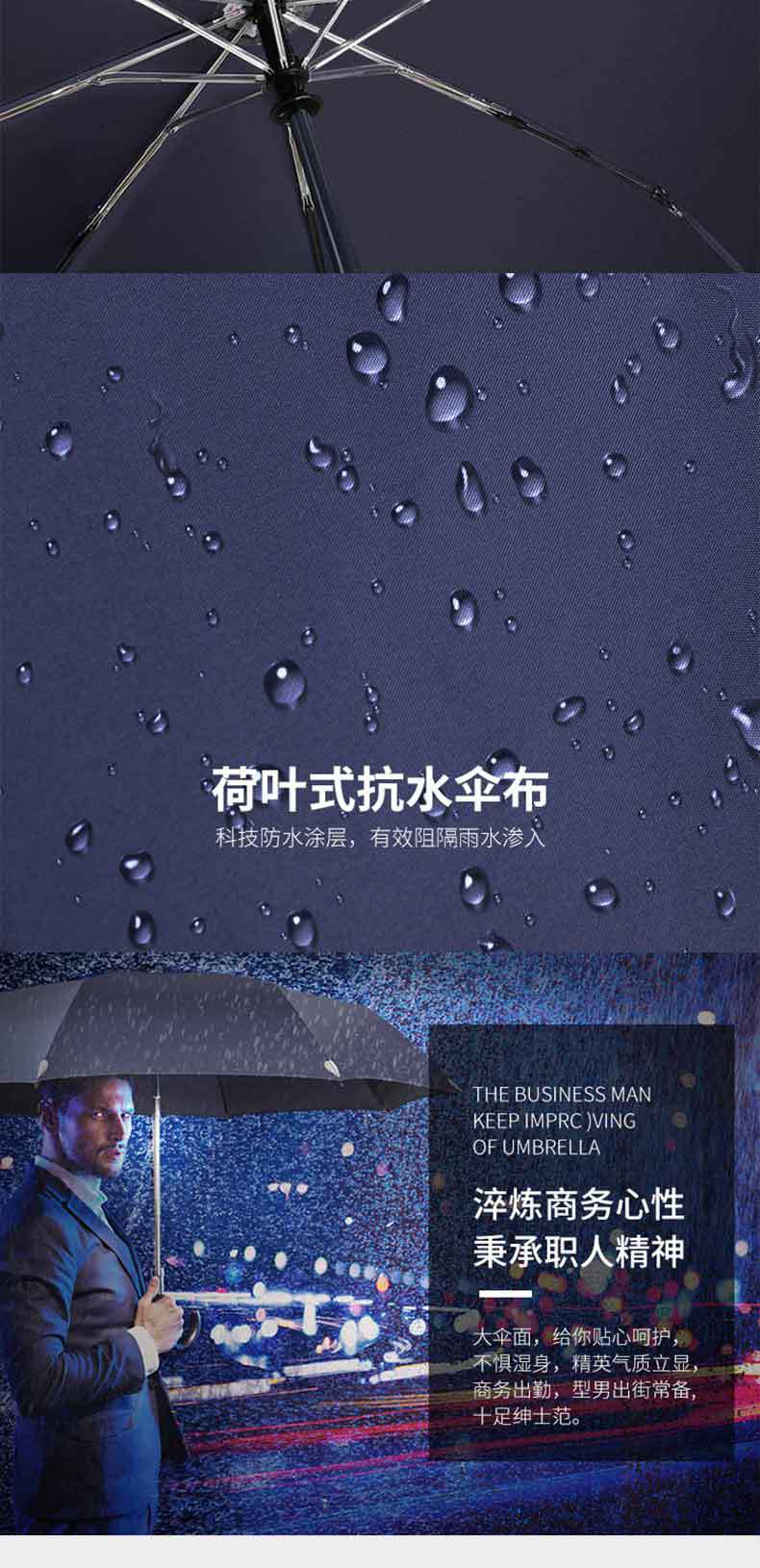 厂家现货批发 天堂雨伞可印logo跨境全自动折叠伞大号晴雨伞详情15