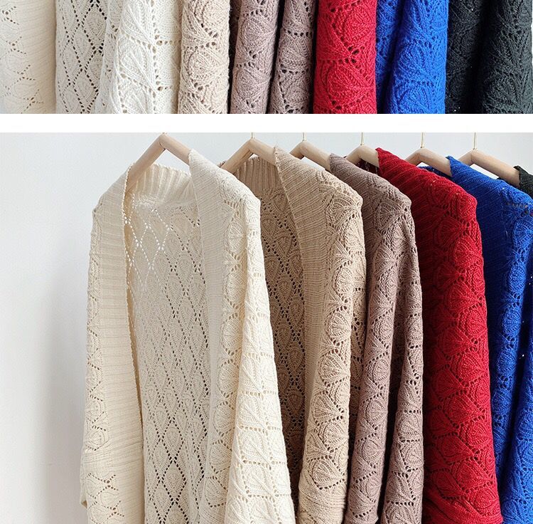 披肩女夏季高级感春夏新款针织外穿坎肩韩版百搭宽松夏天旗袍外套详情4