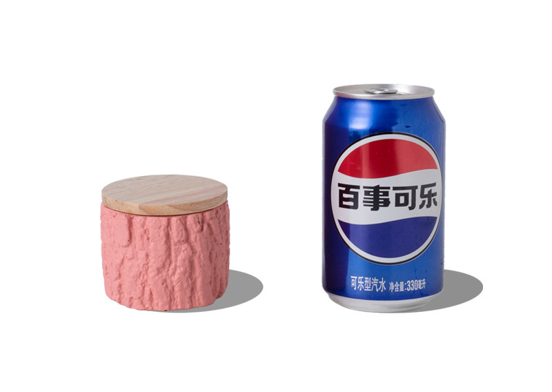 爱宠骨灰罐陶瓷六款颜色木质盖子树皮纹理宠物殡葬用品宠物骨灰盒殡葬纪念品详情5