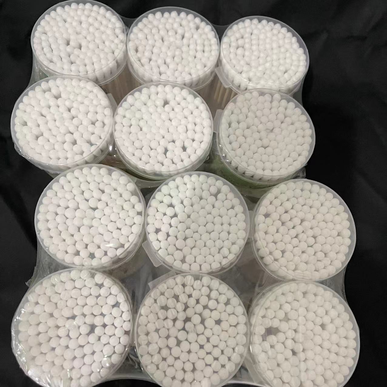 【1-8 】 Large round cotton swabs 6 sets 240 per box 100 double-headed disposable cotton swabs, ear cleaning cotton swabs, cotton swab sticks, household daily-use cotton swabs 1 yuan 2 yuan supply pic 4