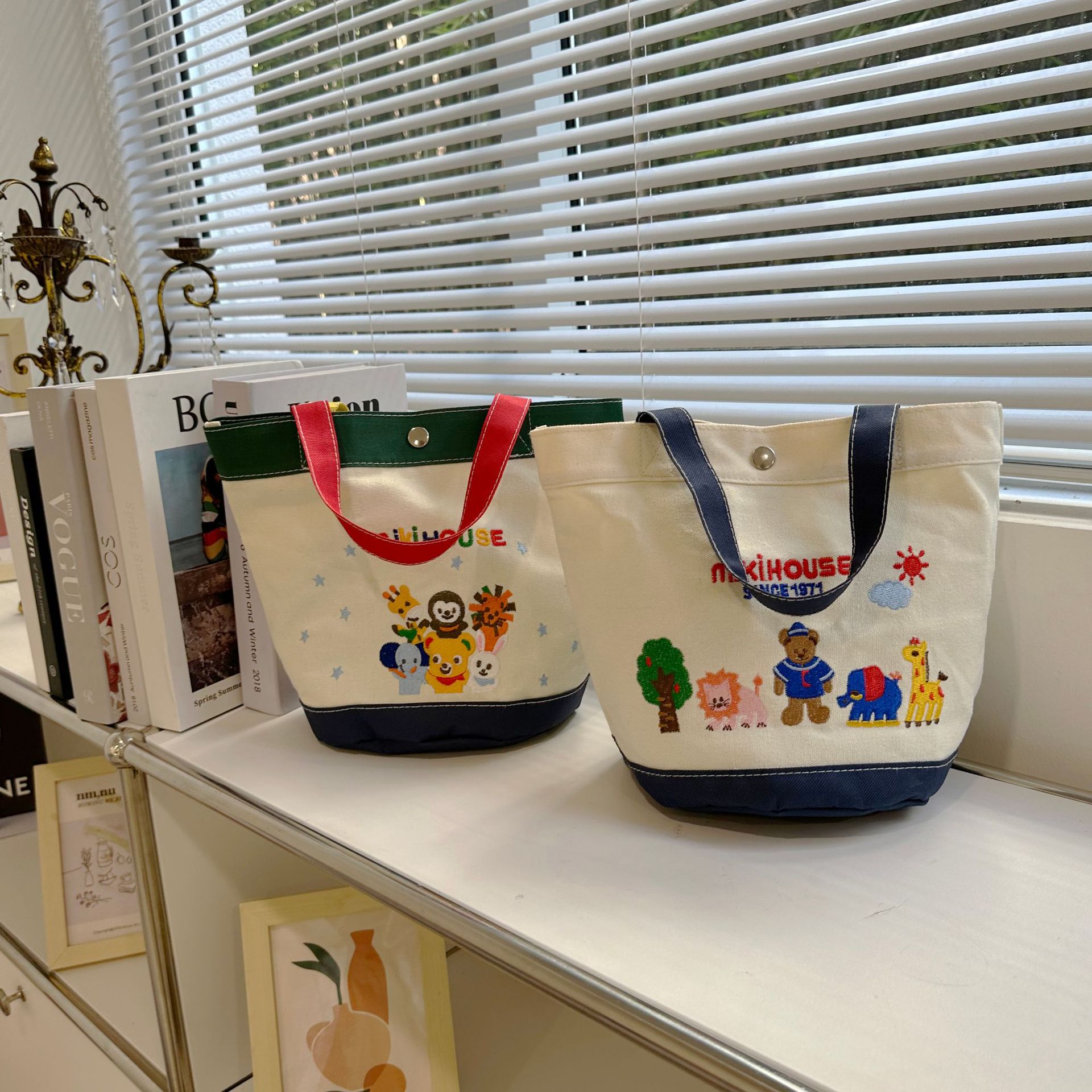 2025年新款miki风卡通包溜娃袋帆布手提轻便小巧大容量母婴包外出详情7