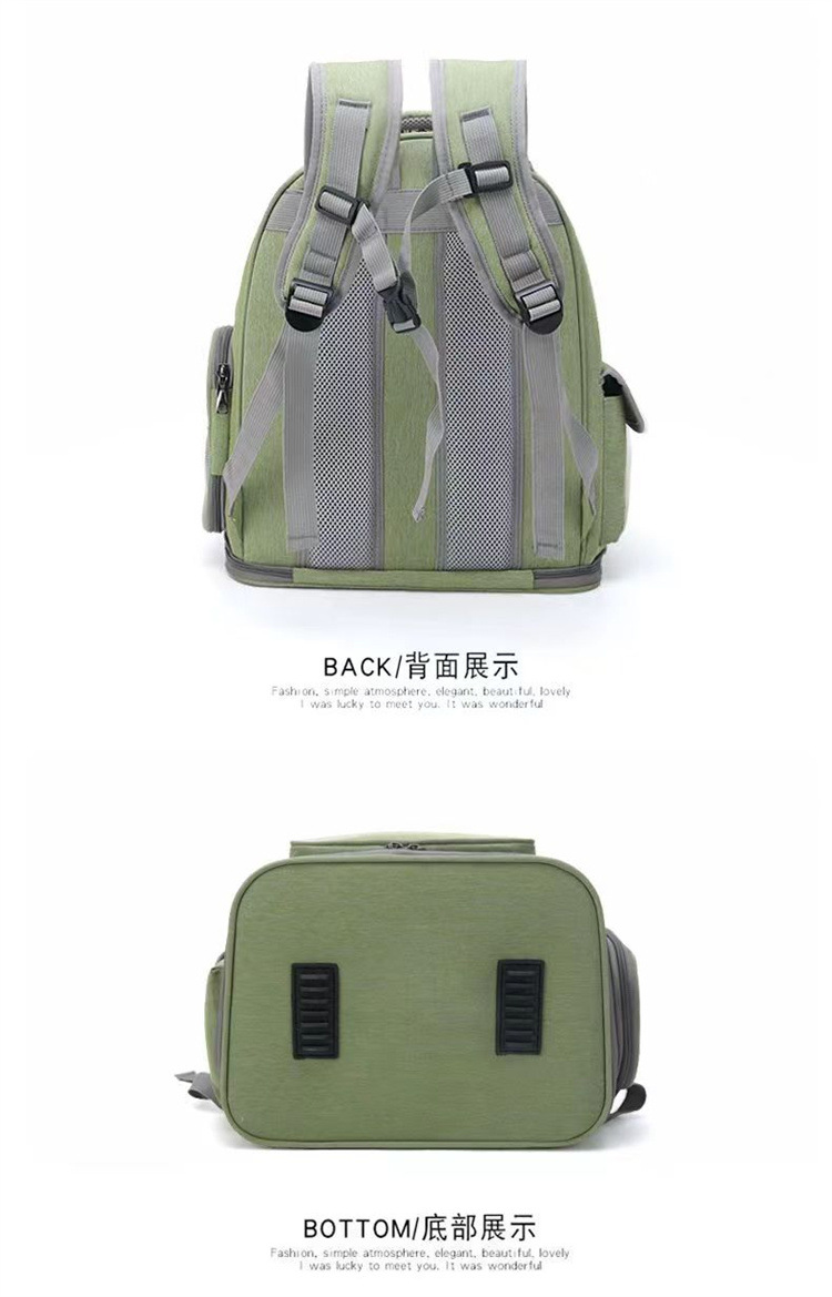 跨境猫包外出包便携透明太空舱双肩猫背包猫咪车载旅行小型宠物包详情14