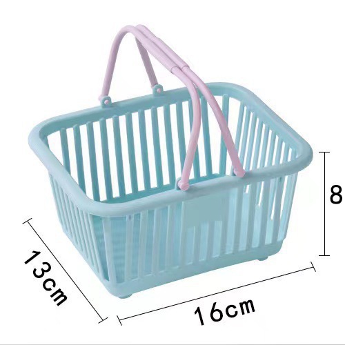 Cesta de almacenamiento portátil mesa macarons color cute pink girly heart papelería accesorios cesta de almacenamiento de escritorio pic 1
