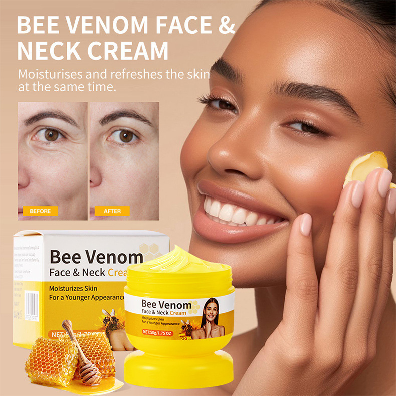 WWP Cross-border Bee venom cream Moisturizing and hydrating neck Lifting Cream is a bestseller on Amazon TK pic 5