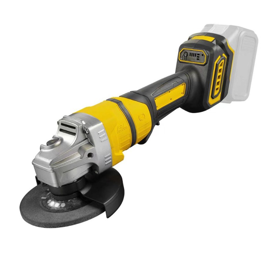 Bison Baisen Machinery Foreign Trade Dewei model rechargeable Angle grinder, Angle grinding machine, lithium battery tools, high-power speed-regulating cutting machine sanding pic 2