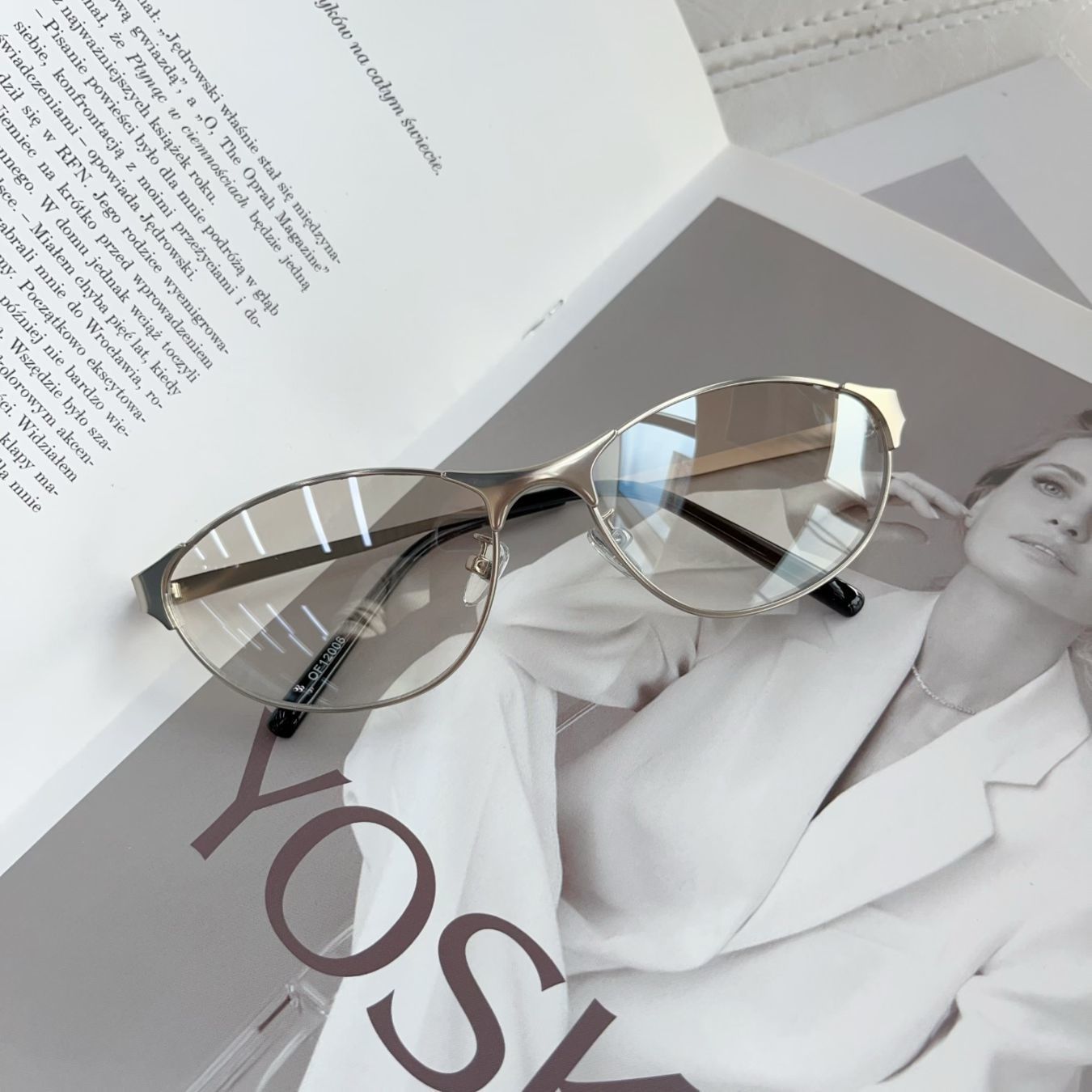 新款辣妹街拍金属猫眼墨镜凹造型美式复古太阳眼镜女防紫外线墨镜详情13