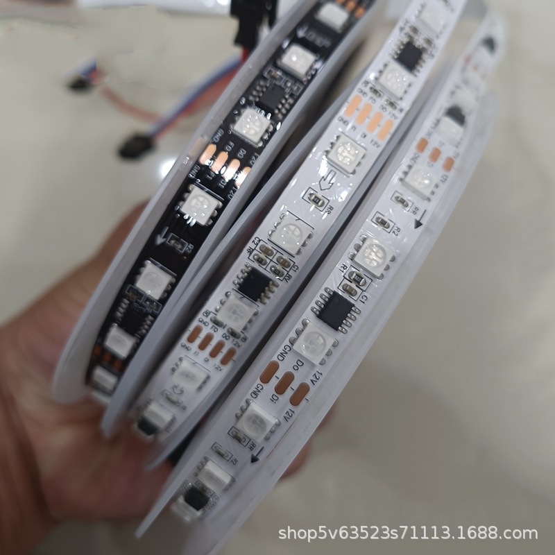 LED柔性幻彩灯带WS2811、16703、1903芯片防水、不防水软灯条详情7