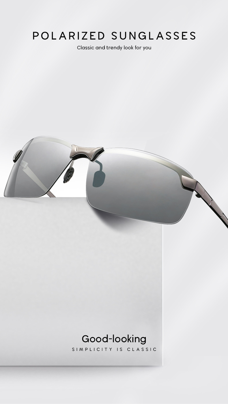 墨镜太阳眼镜3043太阳镜男变色太阳镜日夜两用墨镜偏光太阳镜批发详情3