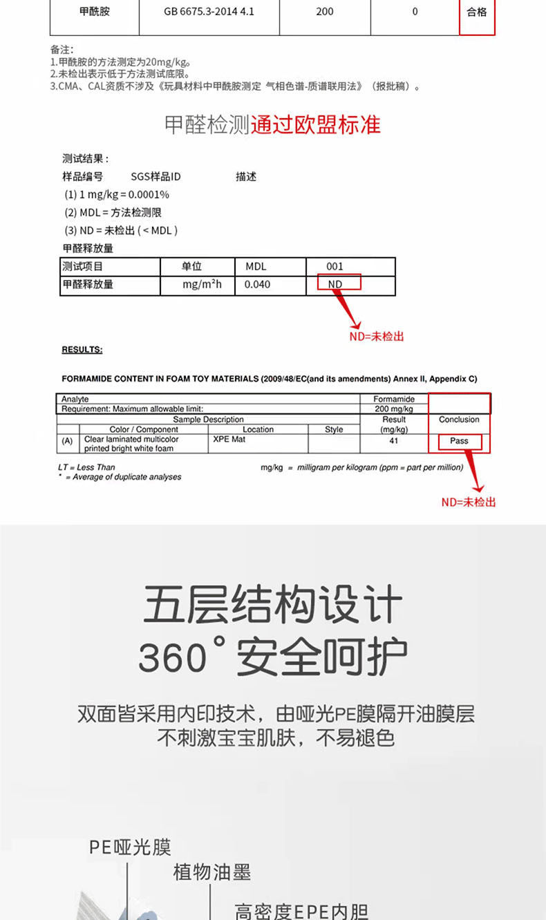 宝宝爬行地垫垫子加厚号爬行垫爬爬垫子儿童泡沫婴儿无甲醛软详情5
