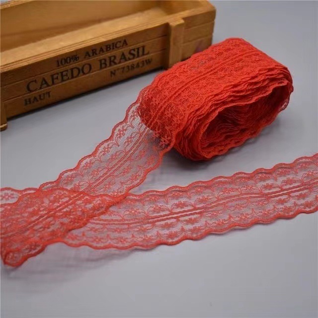 【40 Colors 】 Double-sided non-elastic lace trim, DIY clothing, curtains, sofa sewing, lace trim accessories, 4.5CM pic 11