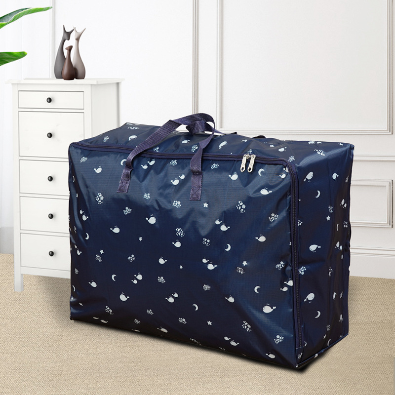 衣物棉被包收纳袋加厚搬家打包袋覆膜无纺布编织袋手提行李袋收纳详情1