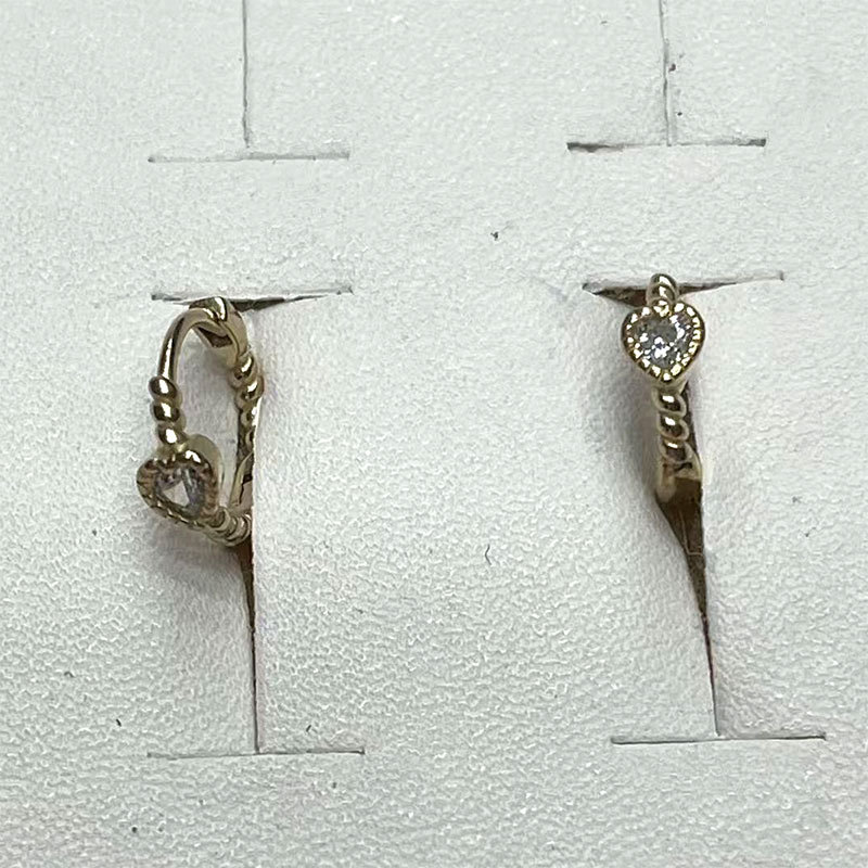 Cross-border bestsellers, Instagram-style earrings, versatile, simple and fashionable, golden earrings, round gold-plated earrings pic 2