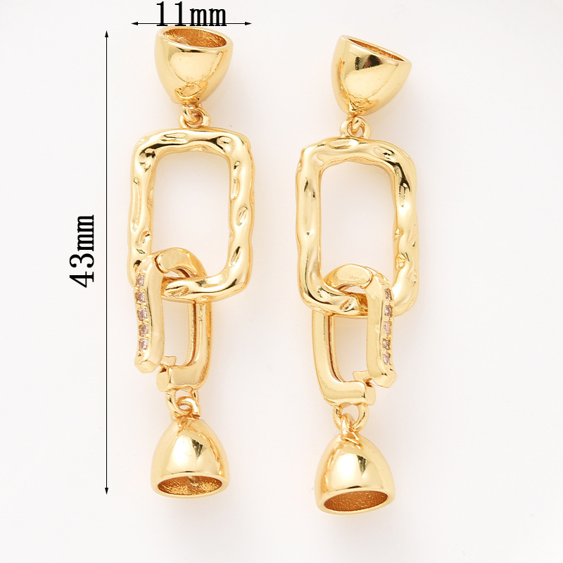 Zhuji pearl necklace buckle 8-shaped buckle, handcrafted end buckle, connecting buckle, mother-and-child buckle, sweater chain, universal buckle, DIY accessories pic 25