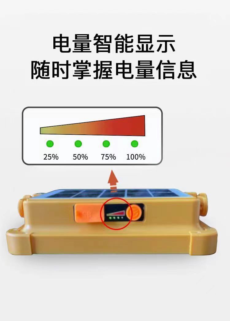 Portable, rechargeable, mobile, multi-functional USB emergency lighting floodlight for outdoor strong light pic 7