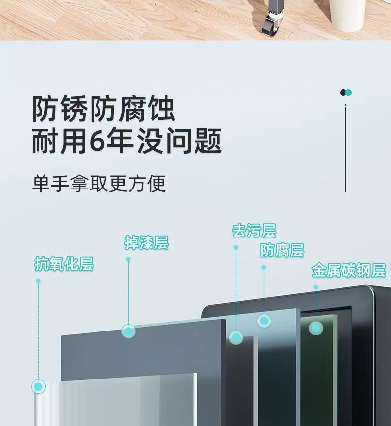 厨房置物架整套落地厨房多层置物柜置物架带门全封闭翻盖收纳柜门详情19