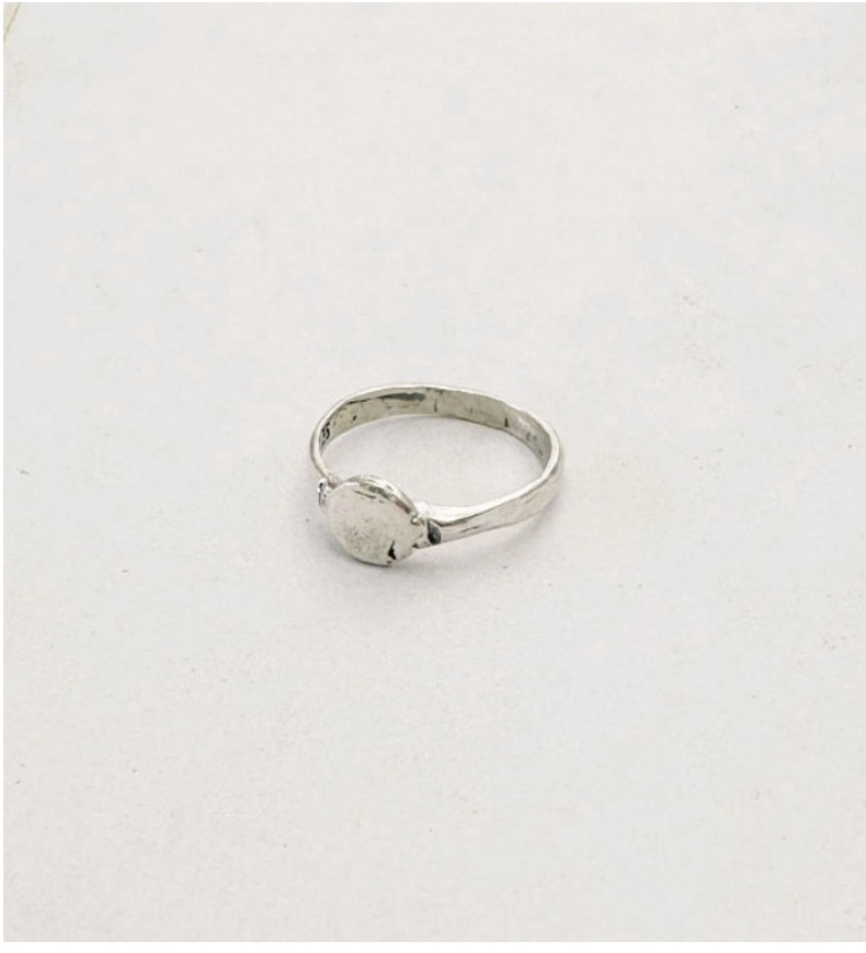 S925纯银韩版小众设计感复古做旧戒指韩系简约博主款个性指环批发详情12