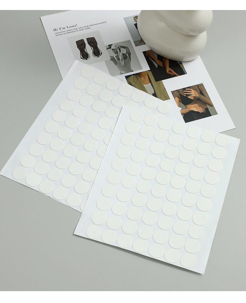 Wholesale of transparent circular double-sided adhesive tape, nano traceless adhesive die-cut acrylic double-sided adhesive tape, removable back adhesive and dot adhesive pic 10