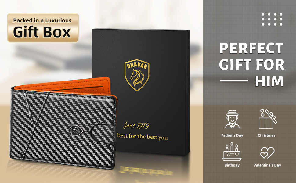 跨境欧美热销卡包超轻便携碳纤维零钱包男士皮包RFID防盗刷独立站详情2