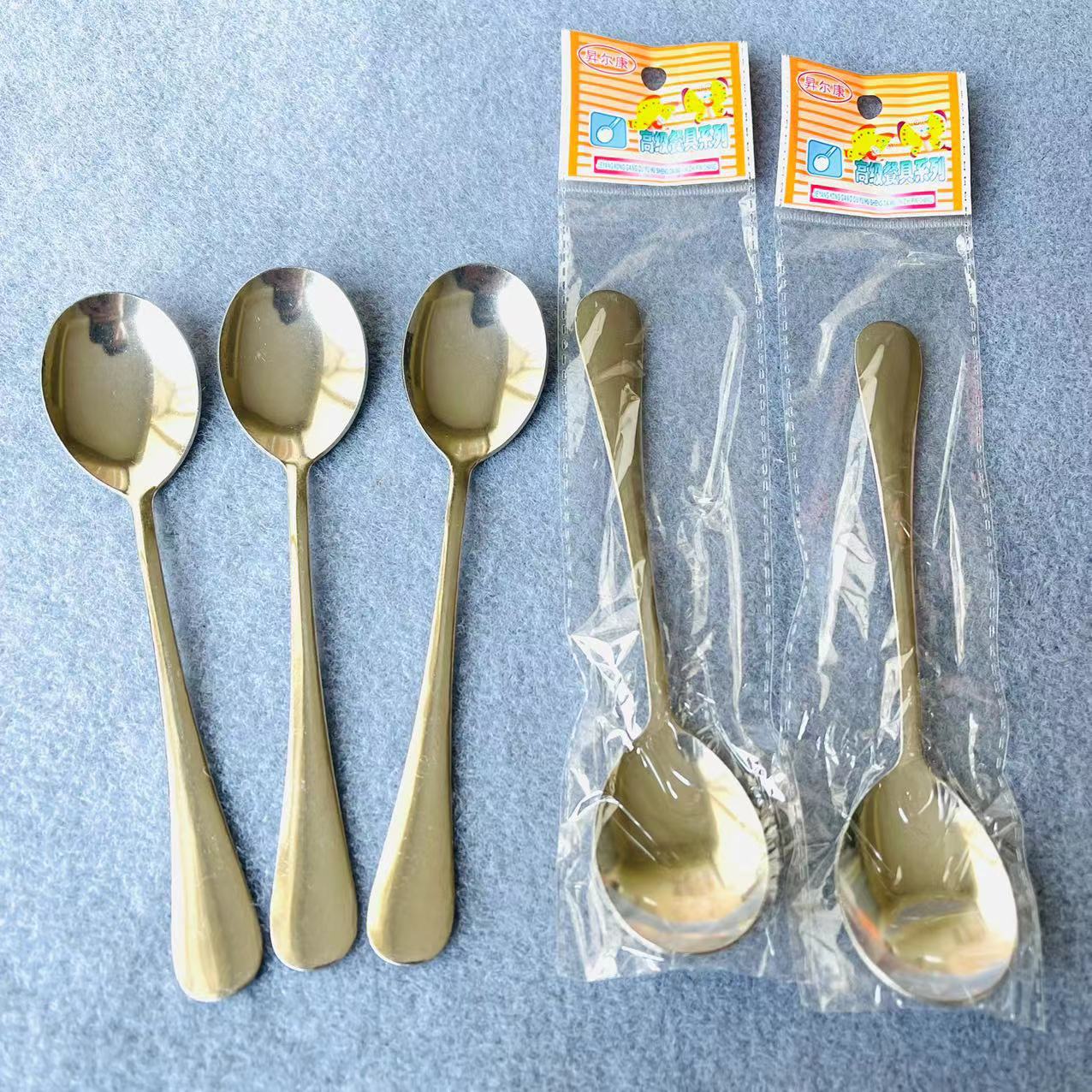 【 Zone 1-10 】 Round head spoon 20/ bundle 1500/ box 601 round head spoon Soup spoon coffee mixer spoon rice spoon spoon spoon spoon spoon Student spoon Household tableware 1 yuan supply pic 6
