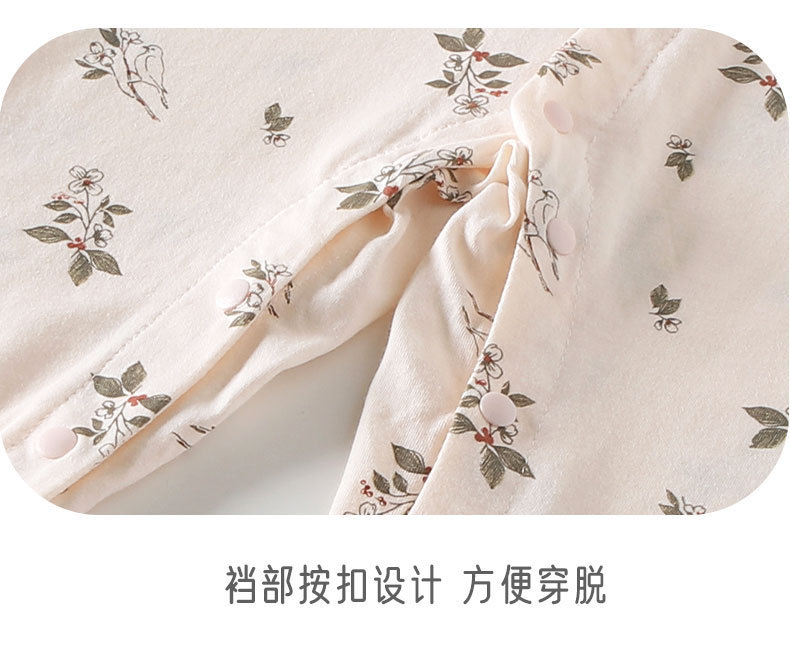 婴儿夏天衣服外穿薄款女宝婴儿连体衣a类夏安阳婴童装空调服睡衣详情9