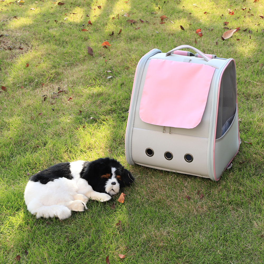 Rongka Pet Cross-border Cat Bag, convenient to carry when going out, double-shoulder family small dog travel cat bag, portable cat bag pic 9
