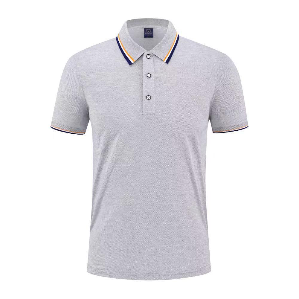 77201男士polo衫短袖工作服可换logo夏季多色款男女同款翻领详情37