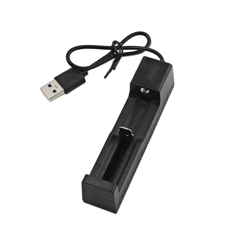 18650 lithium battery DC single-slot charger, 16340 battery charging dock, powerful flashlight accessory battery dock pic 65