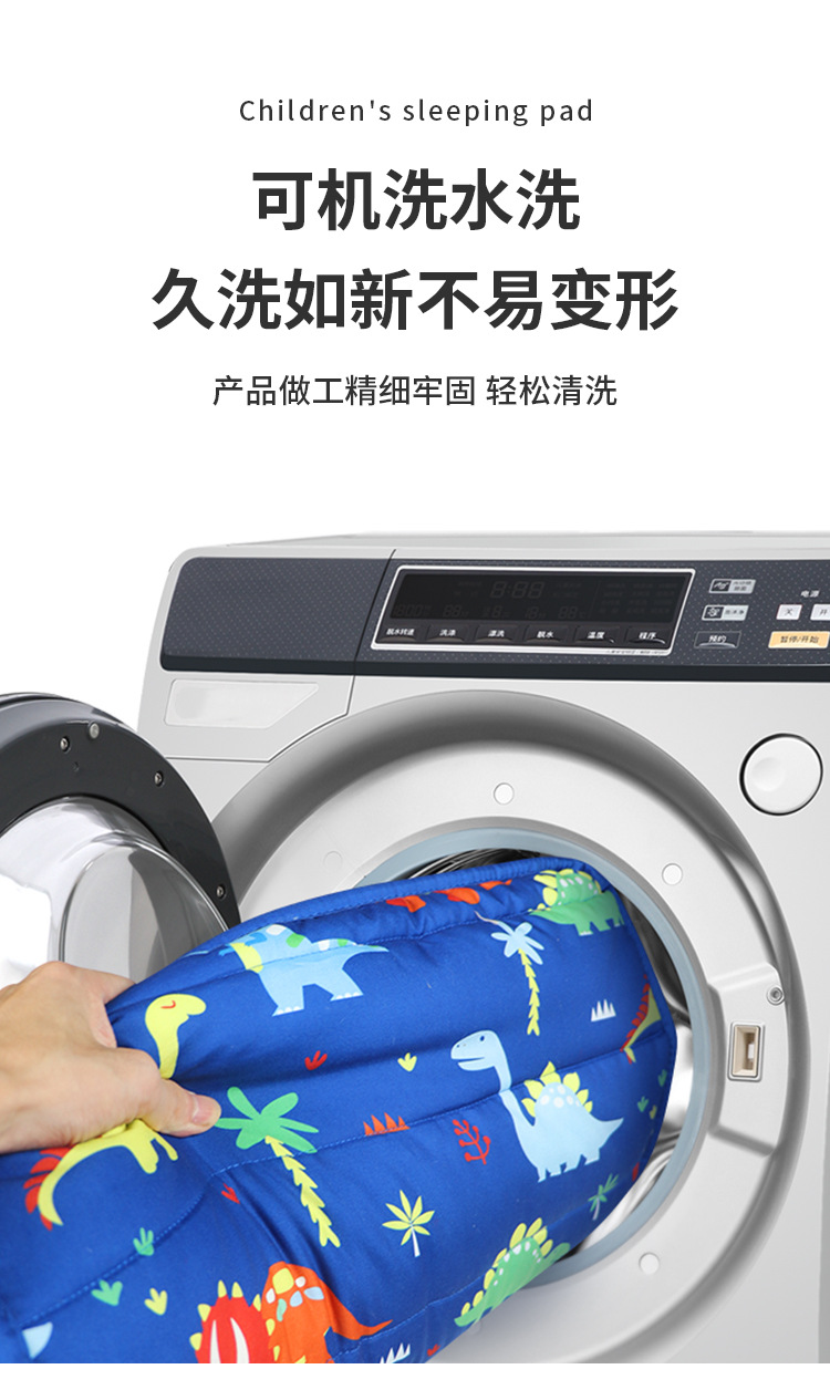 Kindergarten nap sleeping bag, dinosaur children sleeping bag, portable folding primary school sleeping bag, thickened cartoon sleeping bag for autumn and winter pic 7