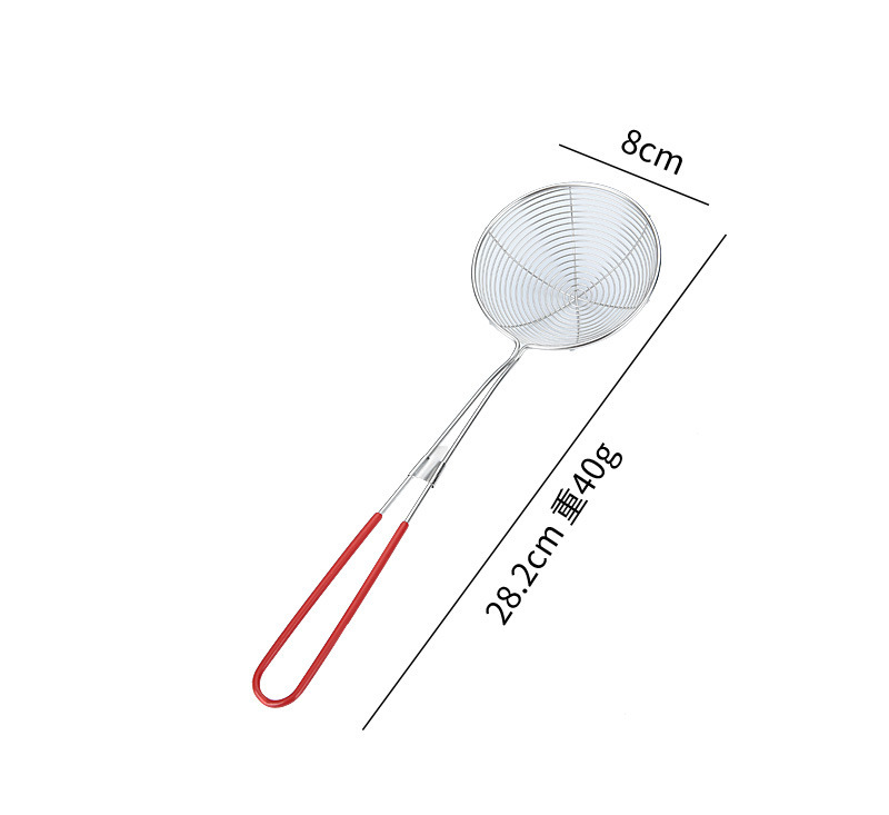 201不锈钢小漏勺线漏过滤网筛油炸厨房笊篱网漏小捞勺网漏用具详情11