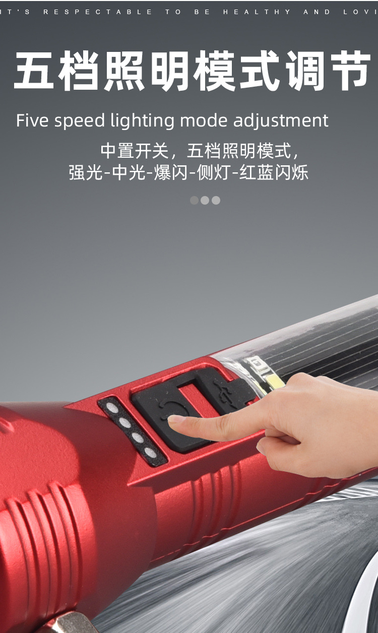 Cross-border new outdoor multi-functional cob camping lamp, auto repair work light, strong light safety hammer, magnetic flashlight pic 8