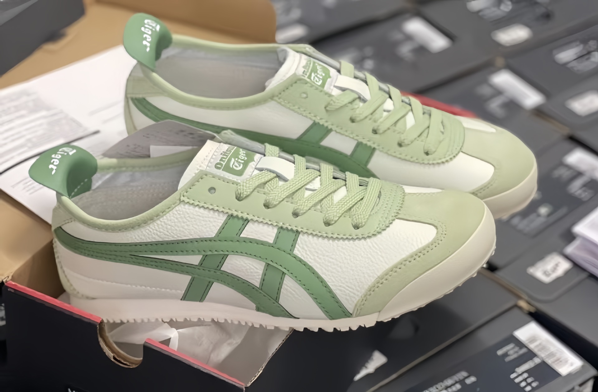 莆田鞋鬼冢虎亚瑟一脚蹬女鞋懒人德迅鞋tiger男鞋情侣运动鞋 纯原详情12